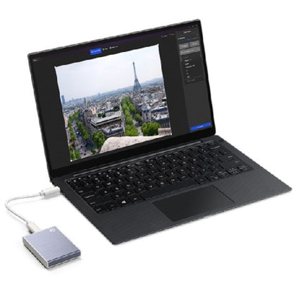 Seagate One Touch SSD - 1000GB External Portable Drive with USB 3.1 Type C – Blue