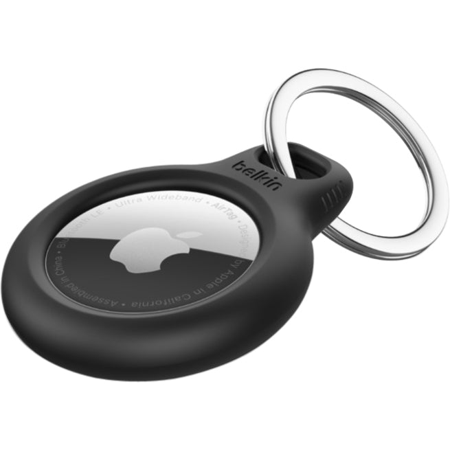 Belkin Secure Holder with Key Ring for Apple AirTag - Black, F8W973BTBLK