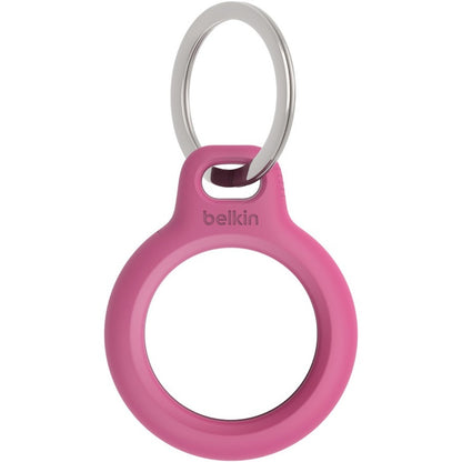 Belkin Secure Holder with Key Ring for Apple AirTag - Pink Asset Tracking Loop