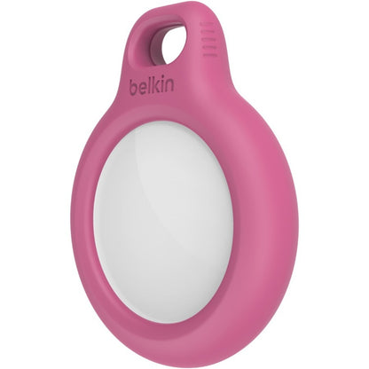 Belkin Secure Holder with Key Ring for Apple AirTag - Pink Asset Tracking Loop