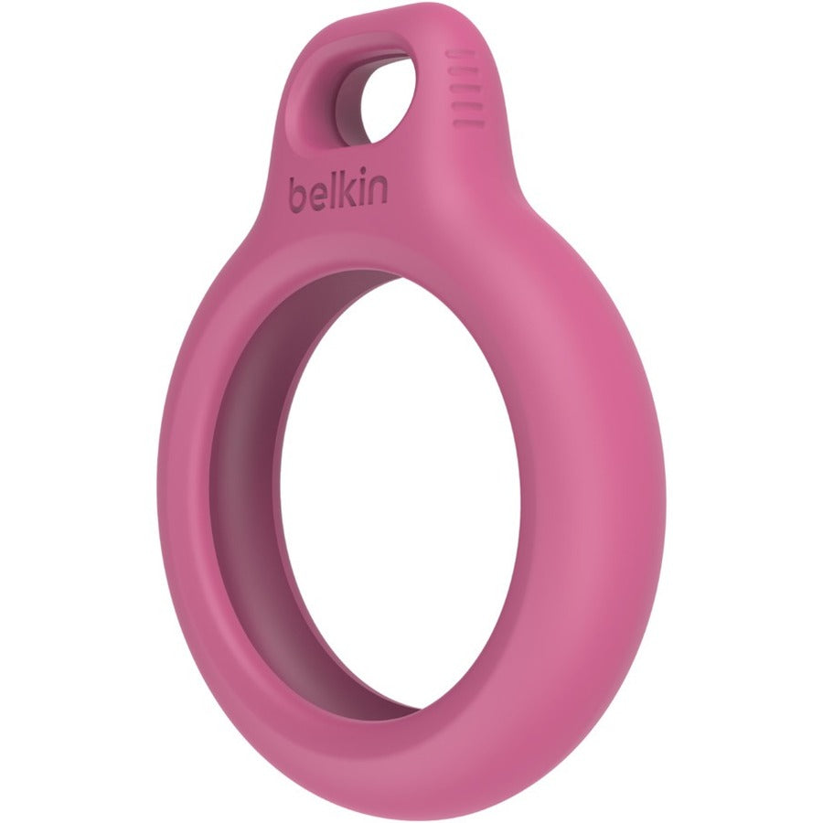 Belkin Secure Holder with Key Ring for Apple AirTag - Pink Asset Tracking Loop