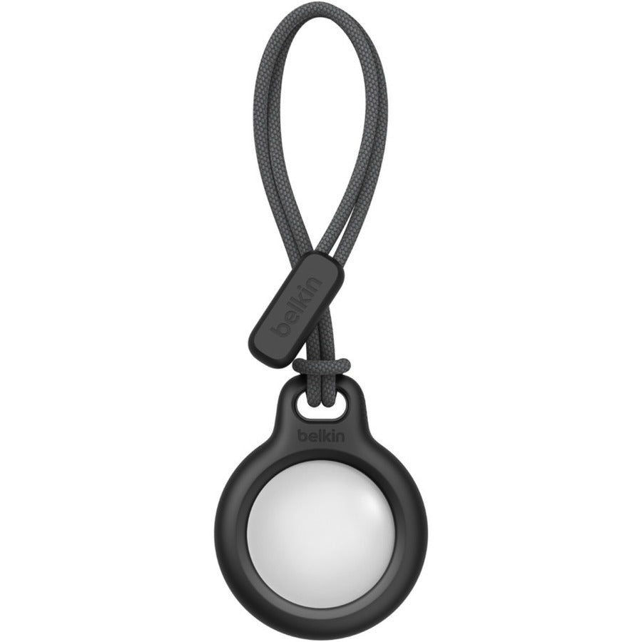 Belkin Secure Holder with Strap for Apple AirTag – Durable Asset Tracking Loop in Black