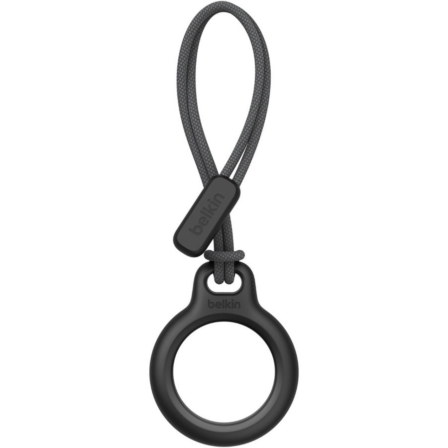 Belkin Secure Holder with Strap for Apple AirTag – Durable Asset Tracking Loop in Black