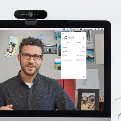 Logitech Zone 750 Wired Headset with Noise-Canceling Microphone and USB-C/USB-A Compatibility