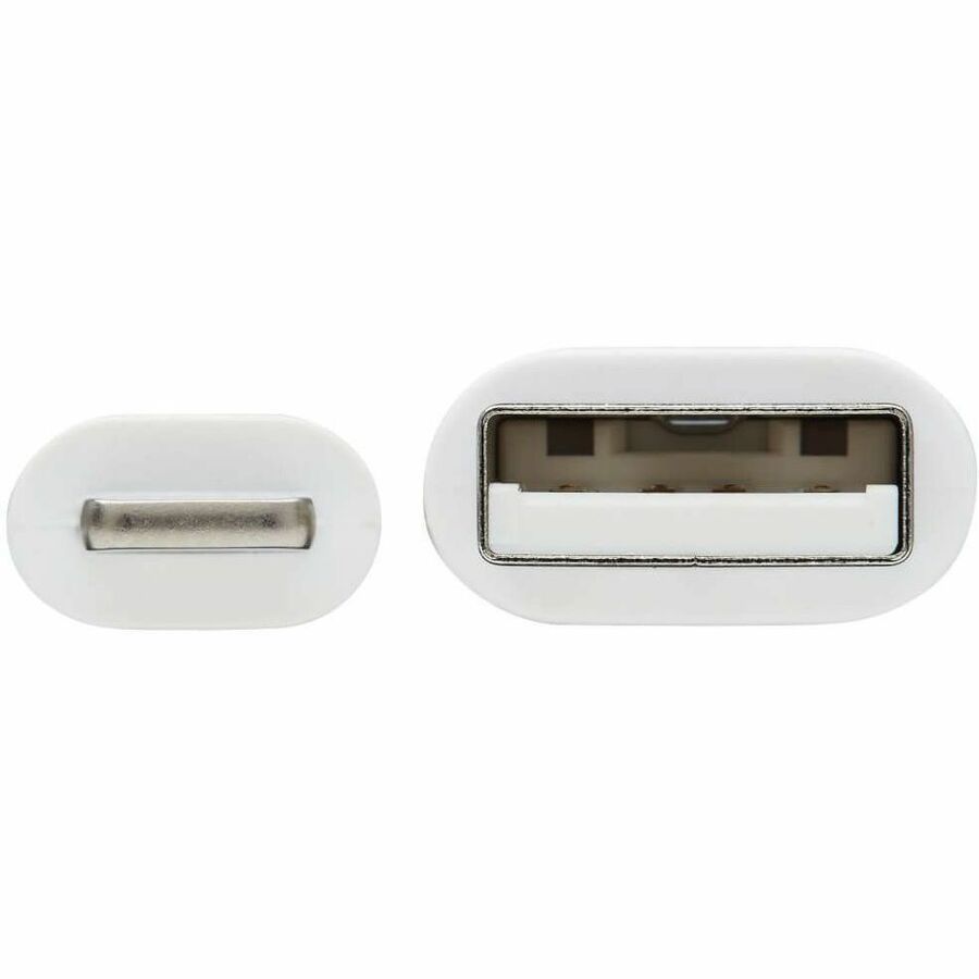 Eaton Tripp Lite Series Safe-IT USB-A to Lightning Sync and Charge Cable, 9.8 ft, MFi Certified, White