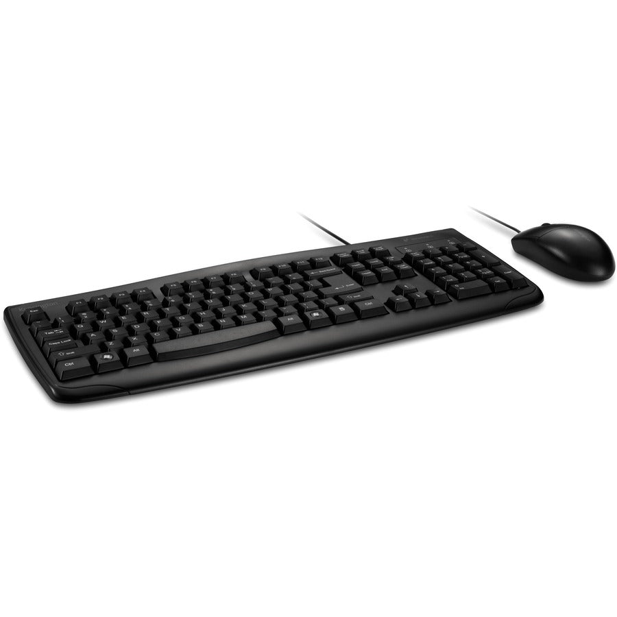 Kensington Pro Fit Washable Wired Desktop Set – Waterproof, Rugged 104-Key Keyboard & Ambidextrous Mouse with 1600 DPI Optical Sensor