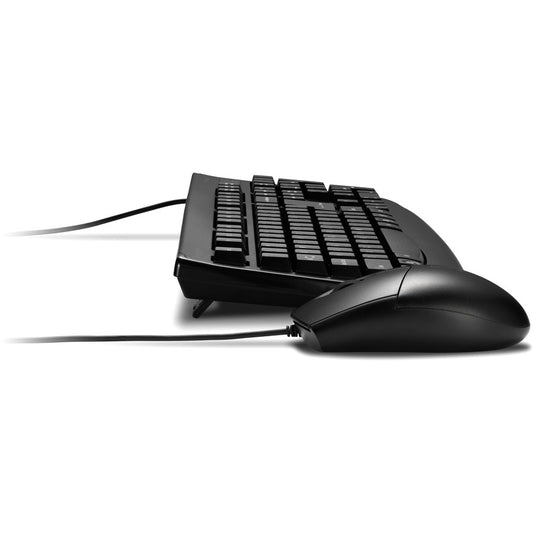 Kensington Pro Fit Washable Wired Desktop Set – Waterproof, Rugged 104-Key Keyboard & Ambidextrous Mouse with 1600 DPI Optical Sensor