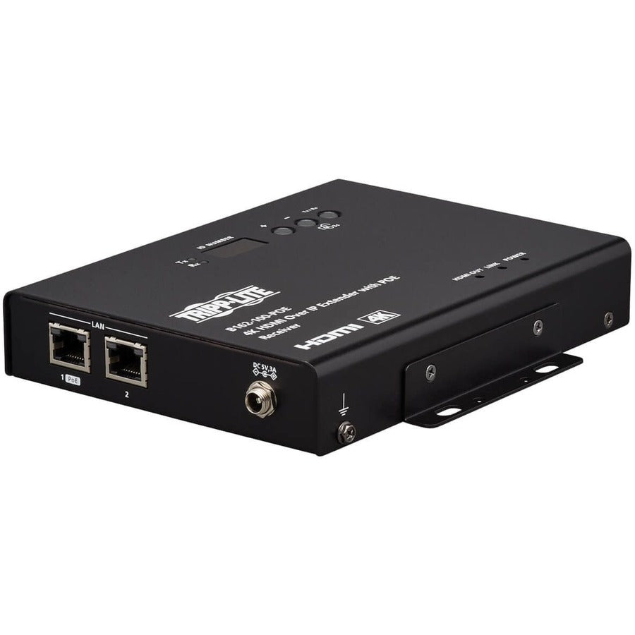 Eaton Tripp Lite Series HDMI over IP Extender Receiver - 4K UHD, PoE, 328 ft (100 m)