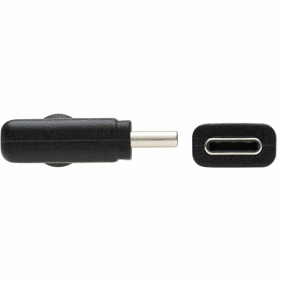Eaton Tripp Lite Series USB-C to USB-C Cable (M/M) - 10 Gbps Data Transfer, 100W Power Delivery, Right-Angle Connector, 3.3 ft.
