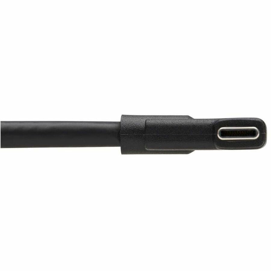 Eaton Tripp Lite Series USB-C to USB-C Cable (M/M) - 10 Gbps Data Transfer, 100W Power Delivery, Right-Angle Connector, 3.3 ft.