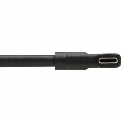 Eaton Tripp Lite Series USB-C to USB-C Cable (M/M) - 10 Gbps Data Transfer, 100W Power Delivery, Right-Angle Connector, 3.3 ft.