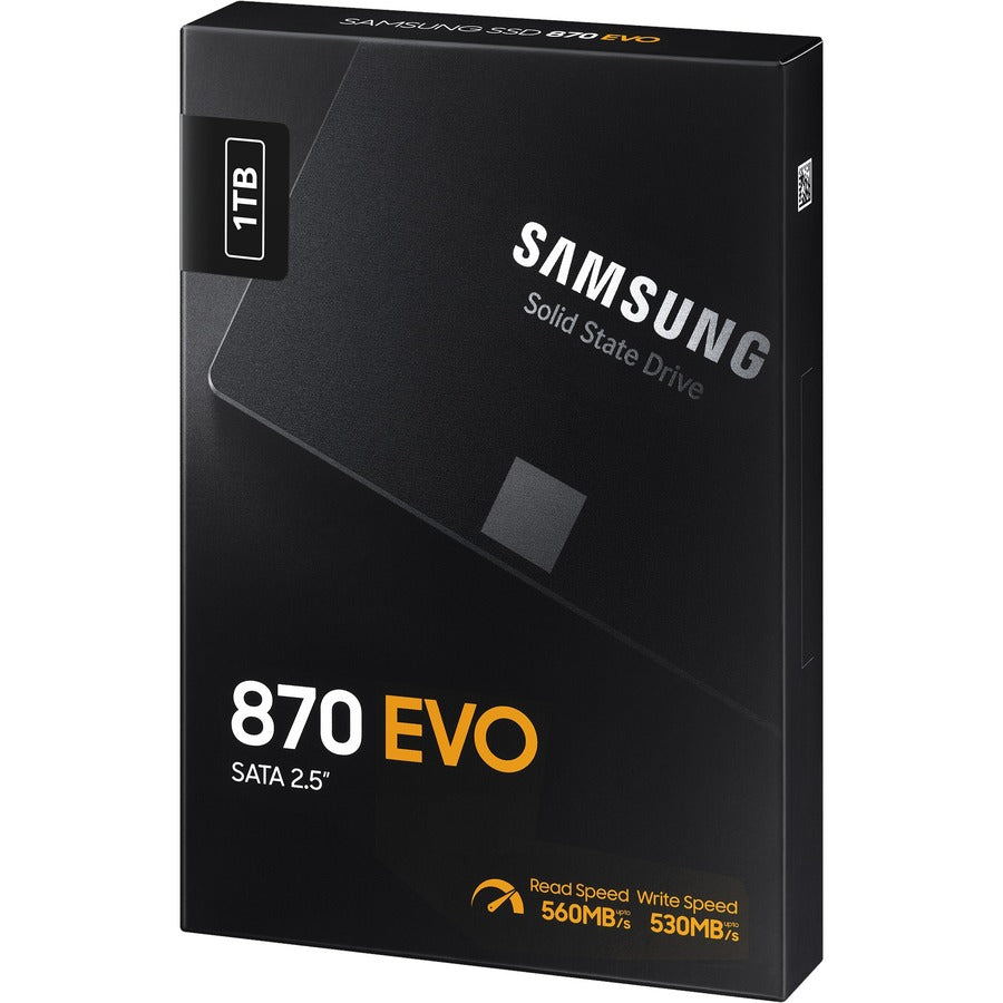Samsung 870 EVO MZ-77E1T0BW 1TB SATA 2.5-Inch Internal SSD for Reliable Performance