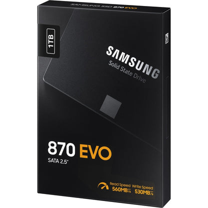 Samsung 870 EVO MZ-77E1T0BW 1TB SATA 2.5-Inch Internal SSD for Reliable Performance