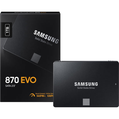 Samsung 870 EVO MZ-77E1T0BW 1TB SATA 2.5-Inch Internal SSD for Reliable Performance