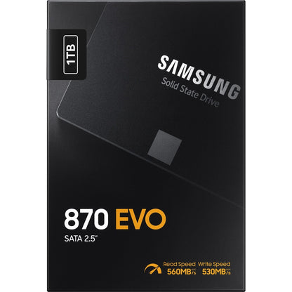 Samsung 870 EVO MZ-77E1T0BW 1TB SATA 2.5-Inch Internal SSD for Reliable Performance