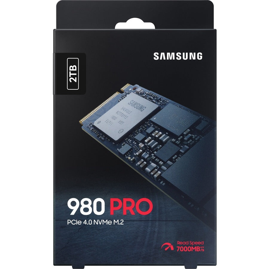 Samsung 980 PRO MZ-V8P2T0BW 2TB PCIe 4.0 NVMe M.2 SSD - Fast and Reliable Internal Storage