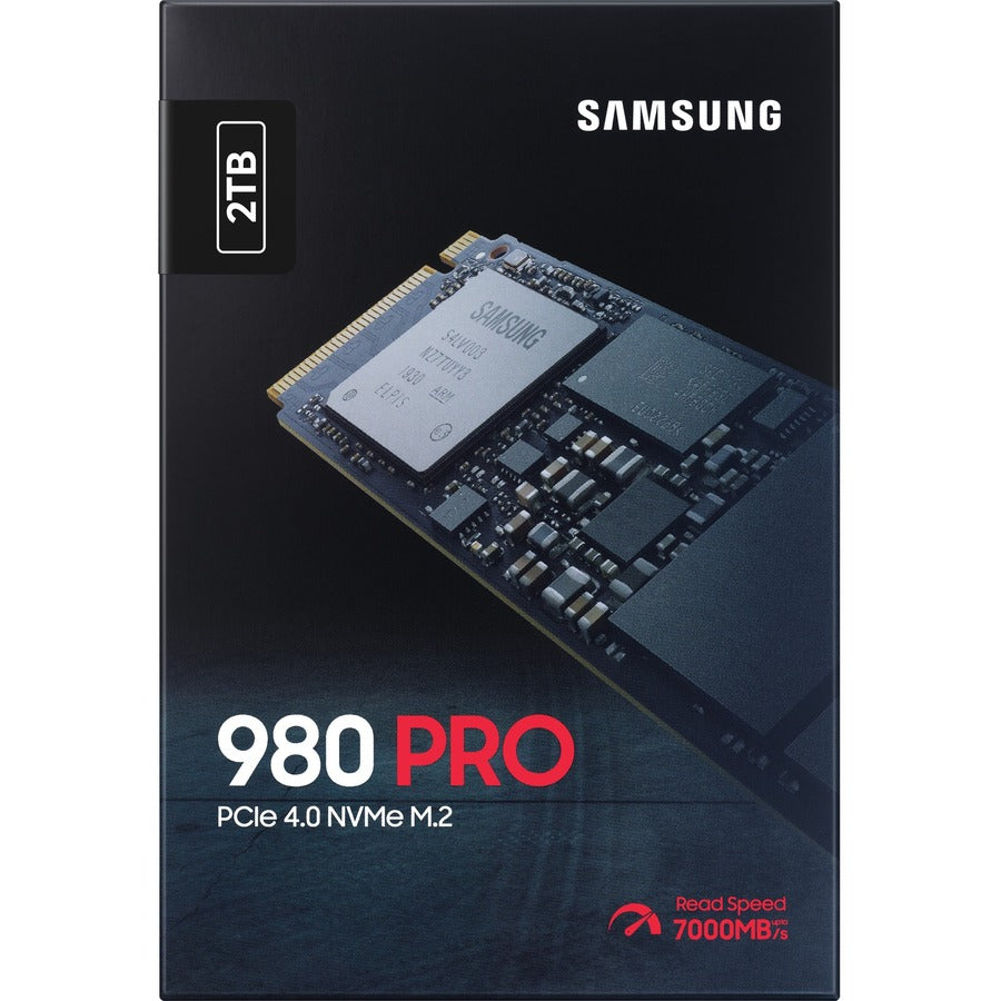 Samsung 980 PRO MZ-V8P2T0BW 2TB PCIe 4.0 NVMe M.2 SSD - Fast and Reliable Internal Storage