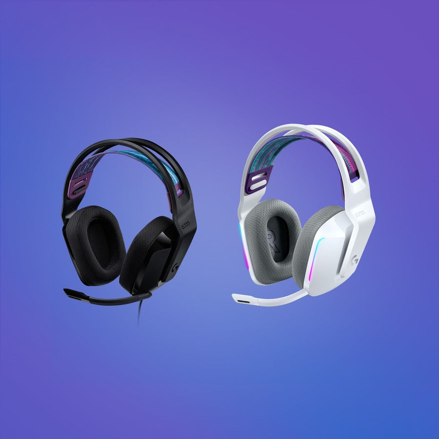Logitech G335 Wired Gaming Headset - Lightweight Comfort, Multi-Platform Compatibility, Stereo Sound with 40mm Drivers