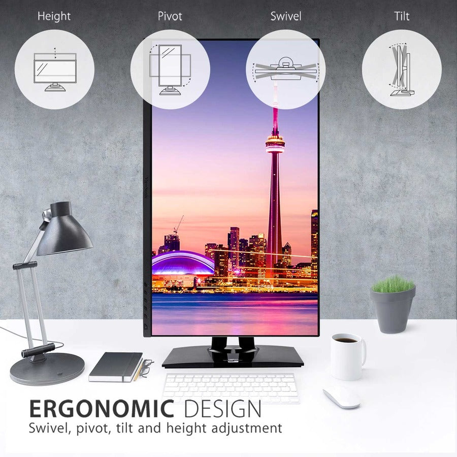 ViewSonic VP2756-4K 27-inch ColorPro UHD IPS Monitor with USB-C, Pantone Validation and HDR