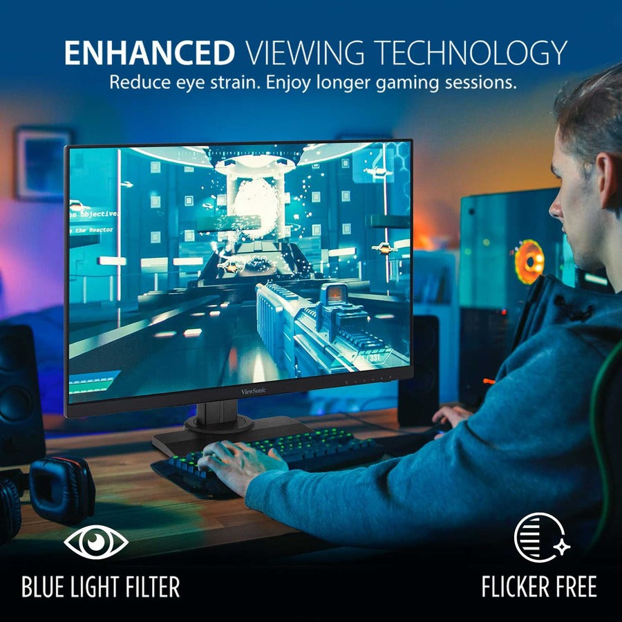 ViewSonic OMNI XG2431 24-Inch Full HD Gaming Monitor with 240Hz Refresh Rate and 0.5ms Response Time