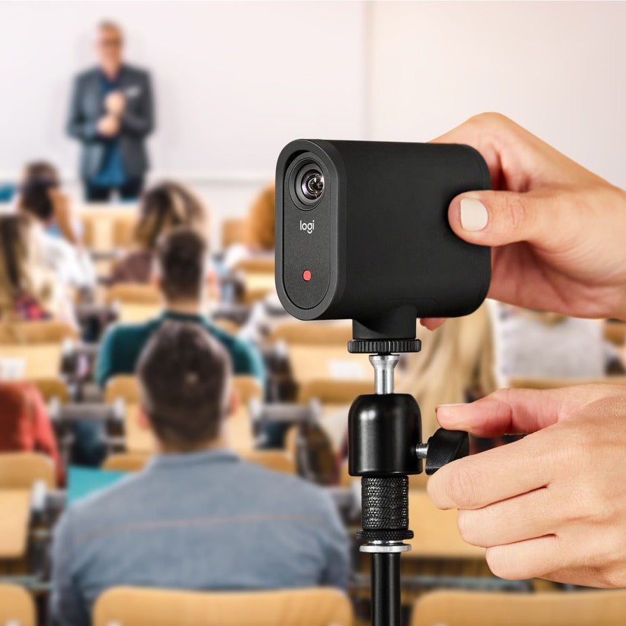 Mevo Start Webcam 3-Pack by Logitech – 12 Megapixel, 1080p HD, Multi-Camera Streaming, USB Type C, Black