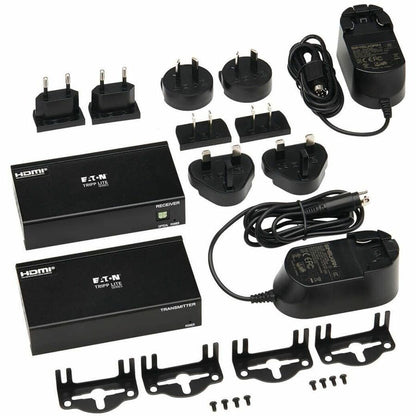 Eaton Tripp Lite Series 2-Port HDMI over Cat6 Extender Kit - 4K UHD 60Hz, HDR, 4:4:4, PoC, 230 ft