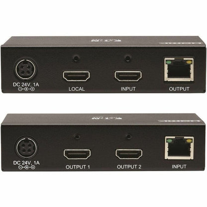 Eaton Tripp Lite Series 2-Port HDMI over Cat6 Extender Kit - 4K UHD 60Hz, HDR, 4:4:4, PoC, 230 ft