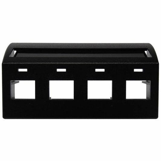 Legrand Group Ortronics Keystone Furniture Plate, Black with T569A Opening