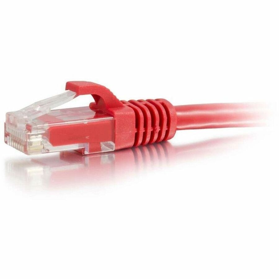 Legrand Group C2G 25ft Cat5e Snagless Unshielded Ethernet Patch Cable - Red