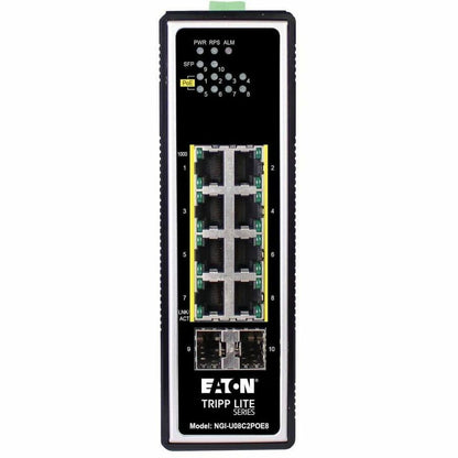 Eaton Tripp Lite Series 8-Port Unmanaged Gigabit Ethernet Switch with PoE+ and SFP Slots