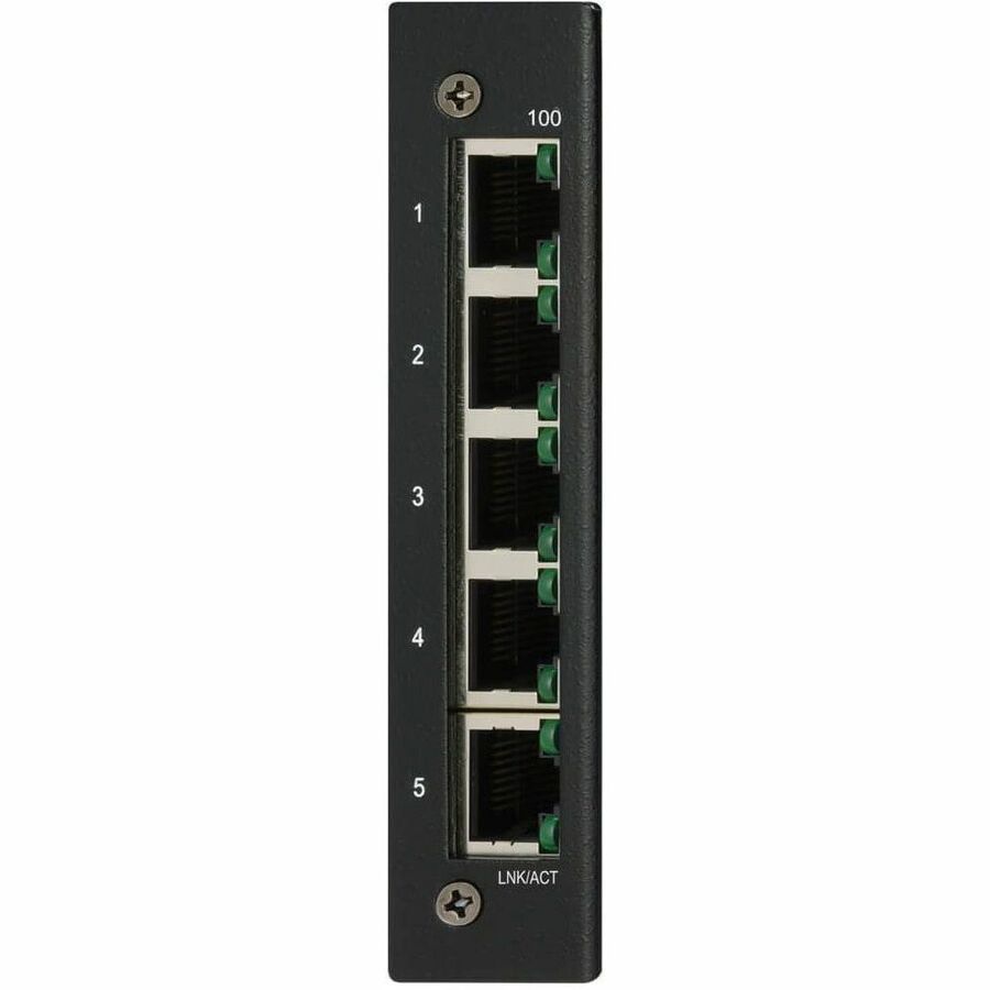 Eaton Tripp Lite Series NFI-U05 5-Port Unmanaged Industrial Ethernet Switch - Ruggedized, -40°F to 167°F, Wall or DIN Mount