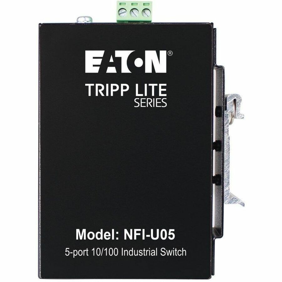 Eaton Tripp Lite Series NFI-U05 5-Port Unmanaged Industrial Ethernet Switch - Ruggedized, -40°F to 167°F, Wall or DIN Mount