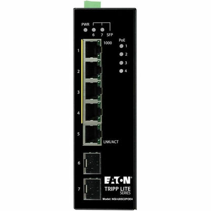 Eaton Tripp Lite Series 5-Port Unmanaged Industrial Gigabit Ethernet Switch NGI-U05C2POE4