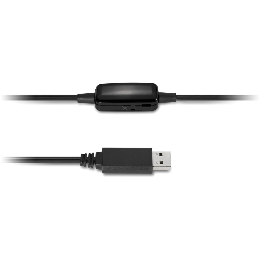 Kensington K33065WW Classic Headset with Microphone and Volume Control - Wired Over-the-Head Design for Office, Gaming, and Learning