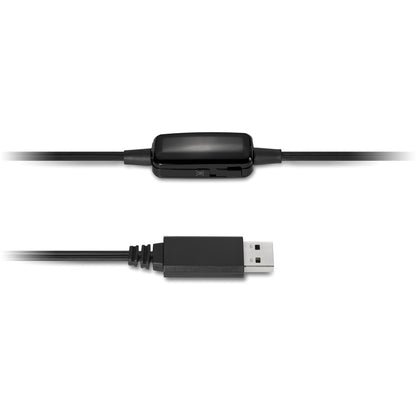 Kensington K33065WW Classic Headset with Microphone and Volume Control - Wired Over-the-Head Design for Office, Gaming, and Learning
