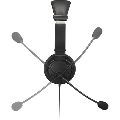 Kensington K33065WW Classic Headset with Microphone and Volume Control - Wired Over-the-Head Design for Office, Gaming, and Learning
