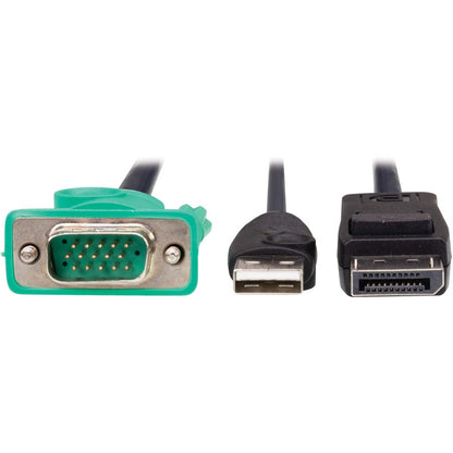 Eaton Corporation Tripp Lite P778-006-DP VGA to DisplayPort and USB-A Adapter Cable Kit, 6 ft