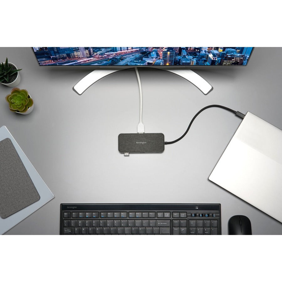 Kensington SD1650P USB-C Single 4K Portable Docking Station with 100W Power Pass-Through for Windows, Mac, ChromeOS, iOS, and Android