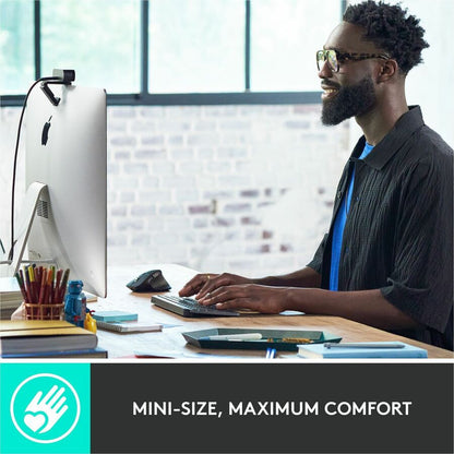 Logitech MX Keys Mini for Business Wireless Keyboard with Backlit Keys, Graphite