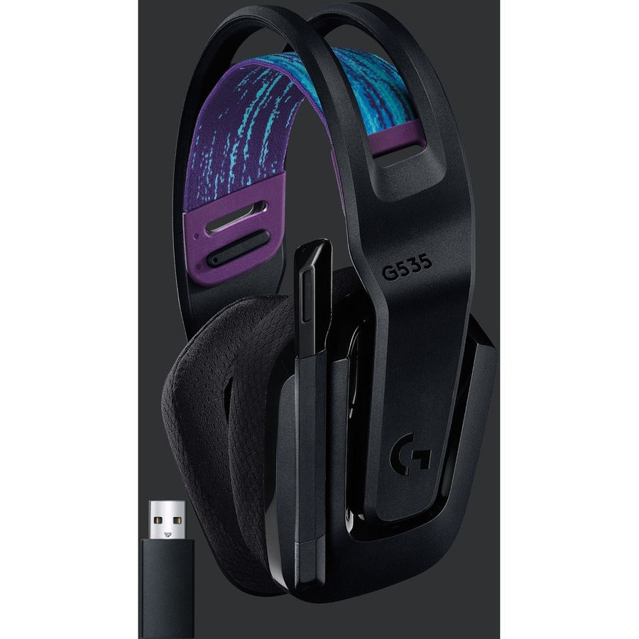 Logitech G535 Wireless Gaming Headset with 40mm Drivers and Up to 33 Hours Battery Life