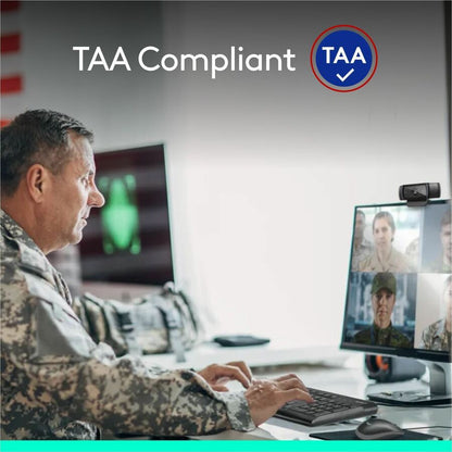 Logitech C920e HD 1080p Webcam with Built-in Microphones and Privacy Shutter