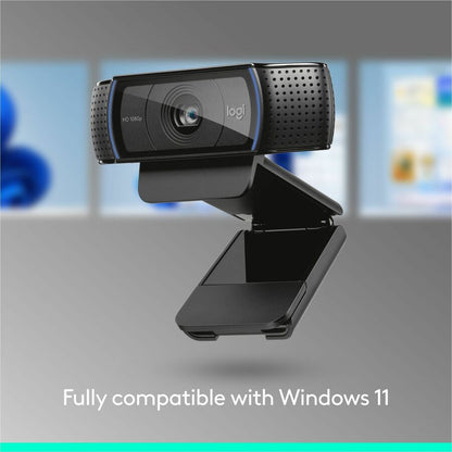 Logitech C920e HD 1080p Webcam with Built-in Microphones and Privacy Shutter