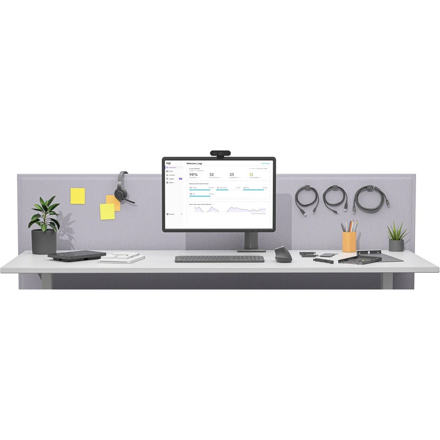 Logitech Tap Scheduler in Graphite – Meeting Room Scheduling Touch Screen with 10.1" Display