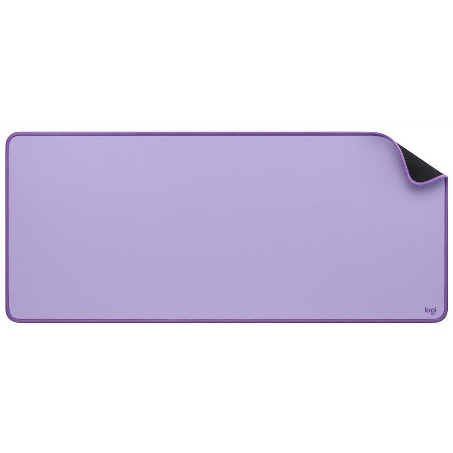 Logitech Desk Mat Studio Series in Lavender – Large Spill-Resistant Cloth Mouse Pad with Anti-Slip Base