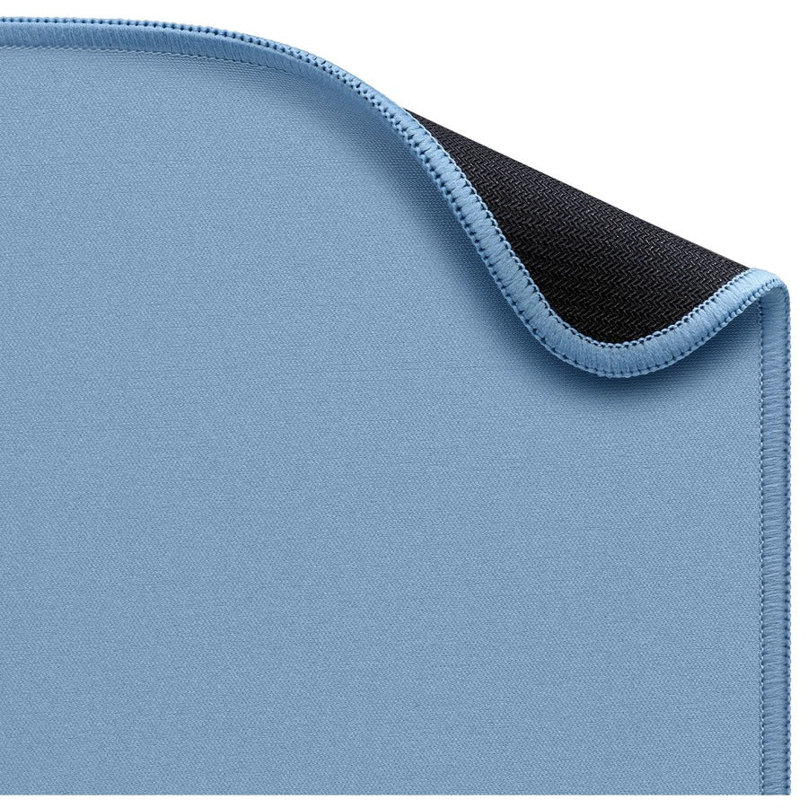 Logitech Studio Series Mouse Pad - Blue Gray, Spill-Resistant Cloth Surface with Anti-Slip Rubber Base