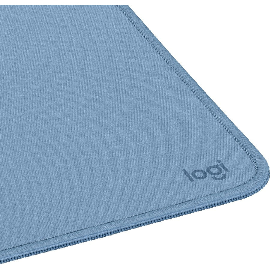 Logitech Studio Series Mouse Pad - Blue Gray, Spill-Resistant Cloth Surface with Anti-Slip Rubber Base