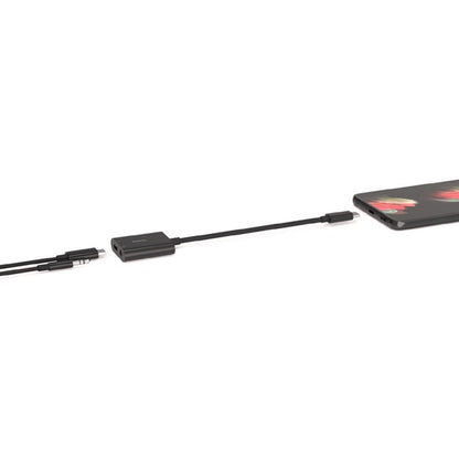 Belkin 3.5mm Audio + USB-C Charge Adapter – Fast Charging & High-Resolution Audio for iPhone and USB-C Devices