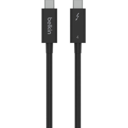 Belkin Thunderbolt 4 Cable 2M - High-Speed Data Transfer and 100W Power Delivery for MacBook Air M2