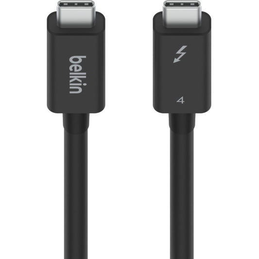 Belkin Thunderbolt 4 Cable 2M - High-Speed Data Transfer and 100W Power Delivery for MacBook Air M2