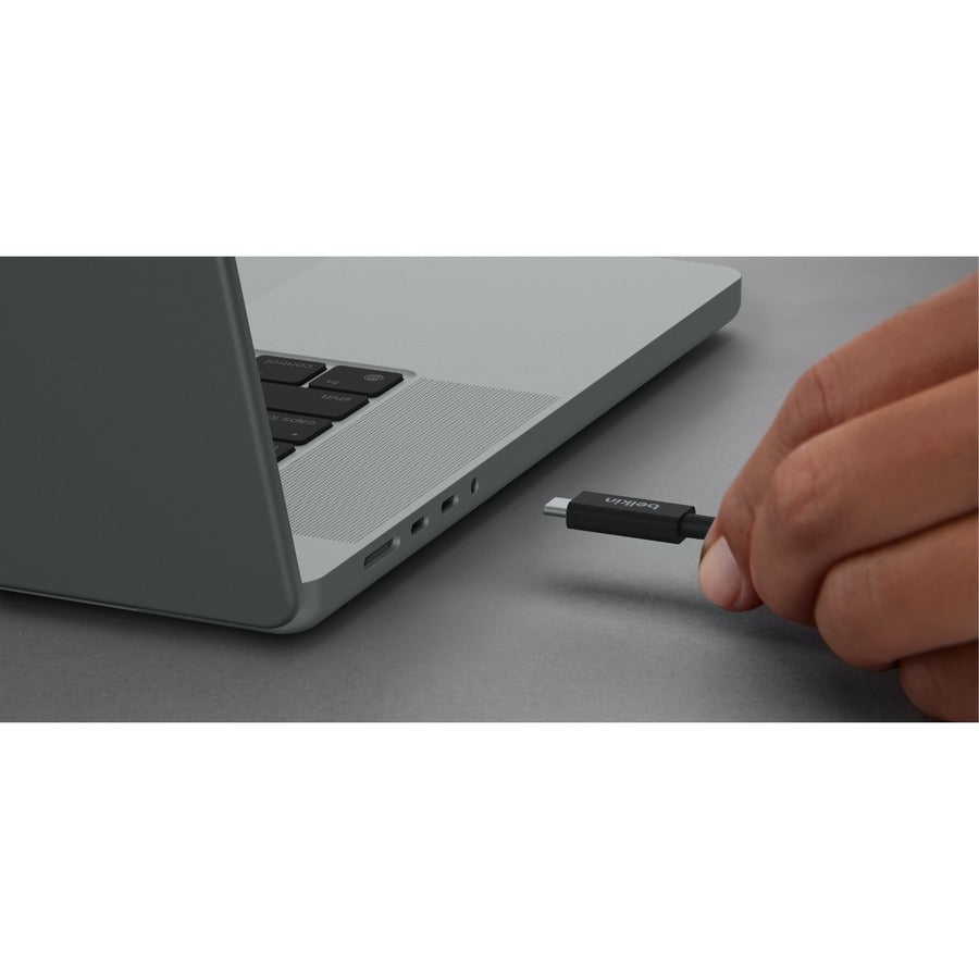 Belkin Thunderbolt 4 Cable 2M - High-Speed Data Transfer and 100W Power Delivery for MacBook Air M2